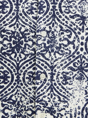 !Solid Comfort fit Button Up Shirt ' SDUwels ' in Blue