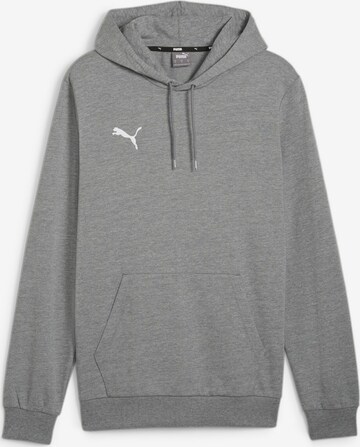 PUMA Athletic Sweatshirt 'teamGOAL' in Grey: front