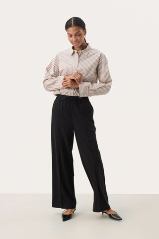 Part Two Loose fit Trousers in Black