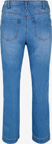 Zizzi Bootcut Jeans 'ELLEN' in Blau