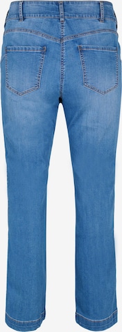 Bootcut Jeans 'ELLEN' de la Zizzi pe albastru