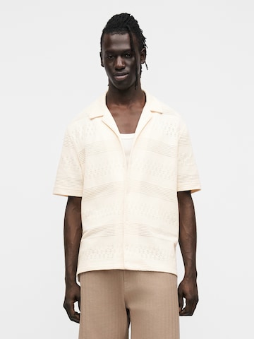 Comfort fit Camicia 'Martin' di Samsøe Samsøe in beige: frontale