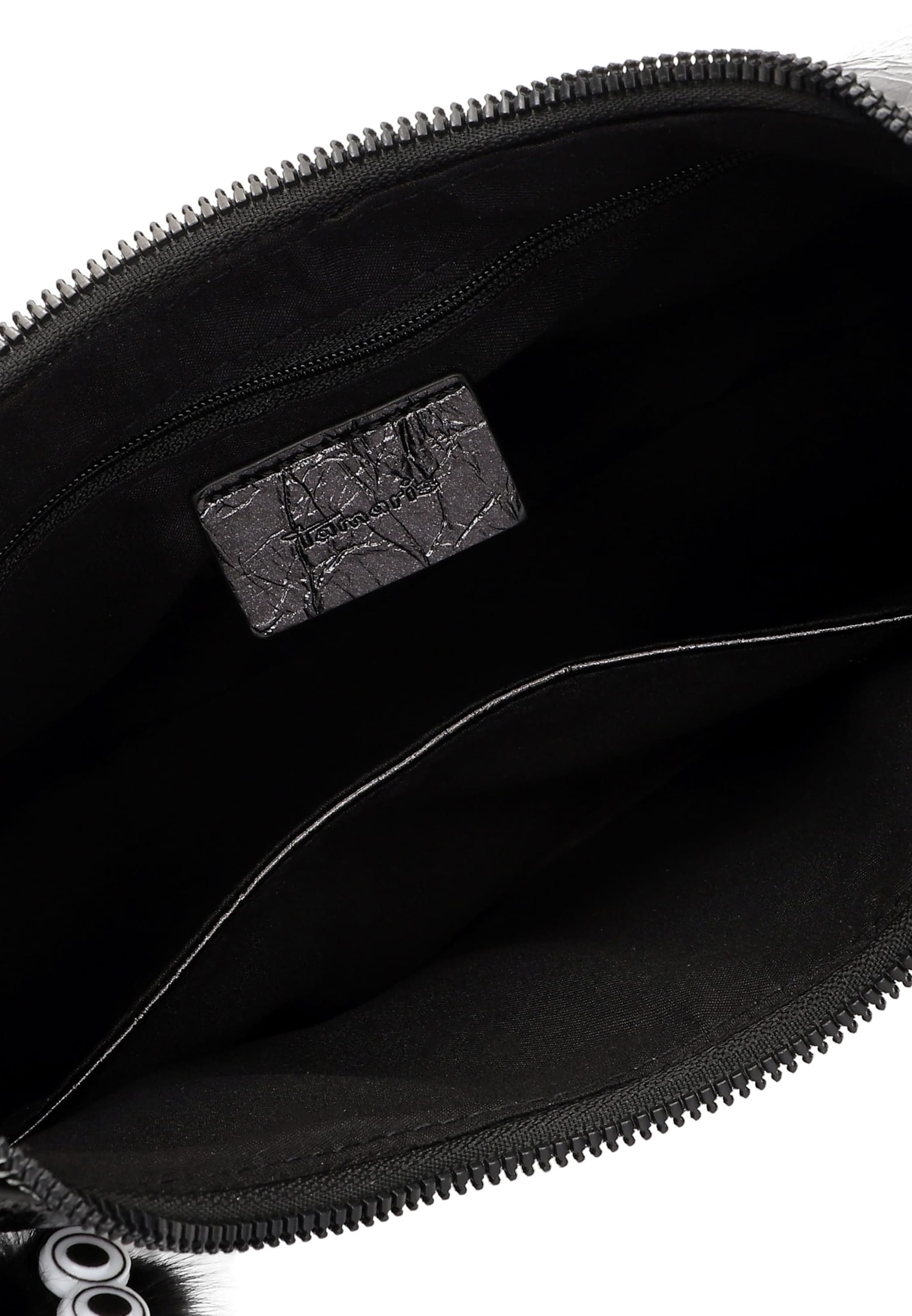 Poche ventrale 'Gilla' Tamaris en noir