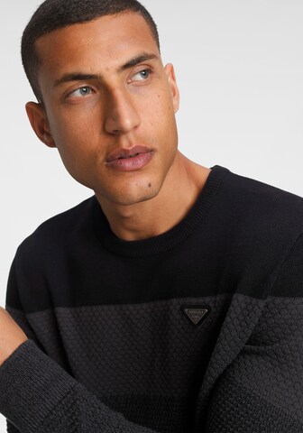 Bruno Banani Pullover in Schwarz