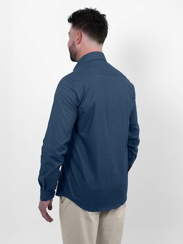 Vercate - Regular Fit Camisa clássica 'No. 29' em azul