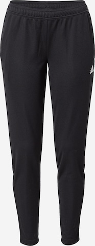 ADIDAS SPORTSWEARSlimfit Sportske hlače 'Entrada 22 Training Bottoms' - crna boja: prednji dio