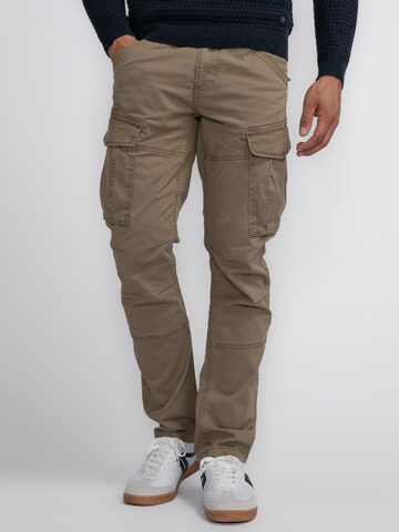 Tapered Pantaloni cargo 'Kasilof' di Petrol Industries in marrone: frontale