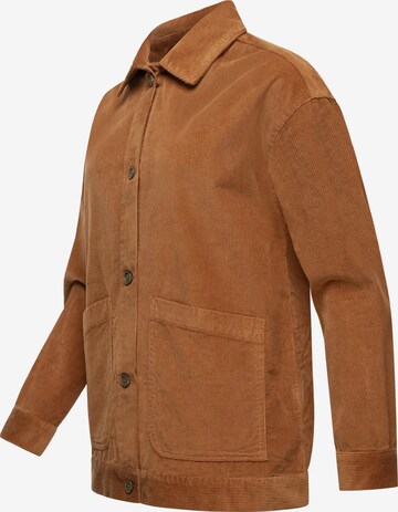 Ragwear Between-season jacket 'Ennea' in Brown