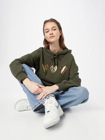 ABOUT YOU Sweatshirt 'Nicky' in Groen