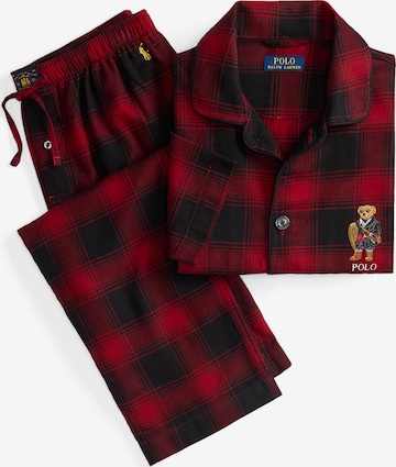 Polo Ralph LaurenDuga pidžama - crvena boja: prednji dio