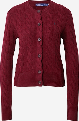 Polo Ralph Lauren Gebreid vest in Rood: voorkant