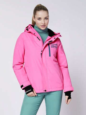 CHIEMSEE Athletic Jacket ' mit reflektierenden Details ' in Pink