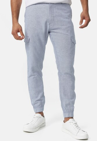 Effilé Pantalon 'Booth' INDICODE JEANS en bleu : devant