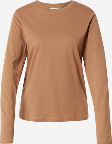 WEEKDAY Shirt 'Alanis' in Brown: front