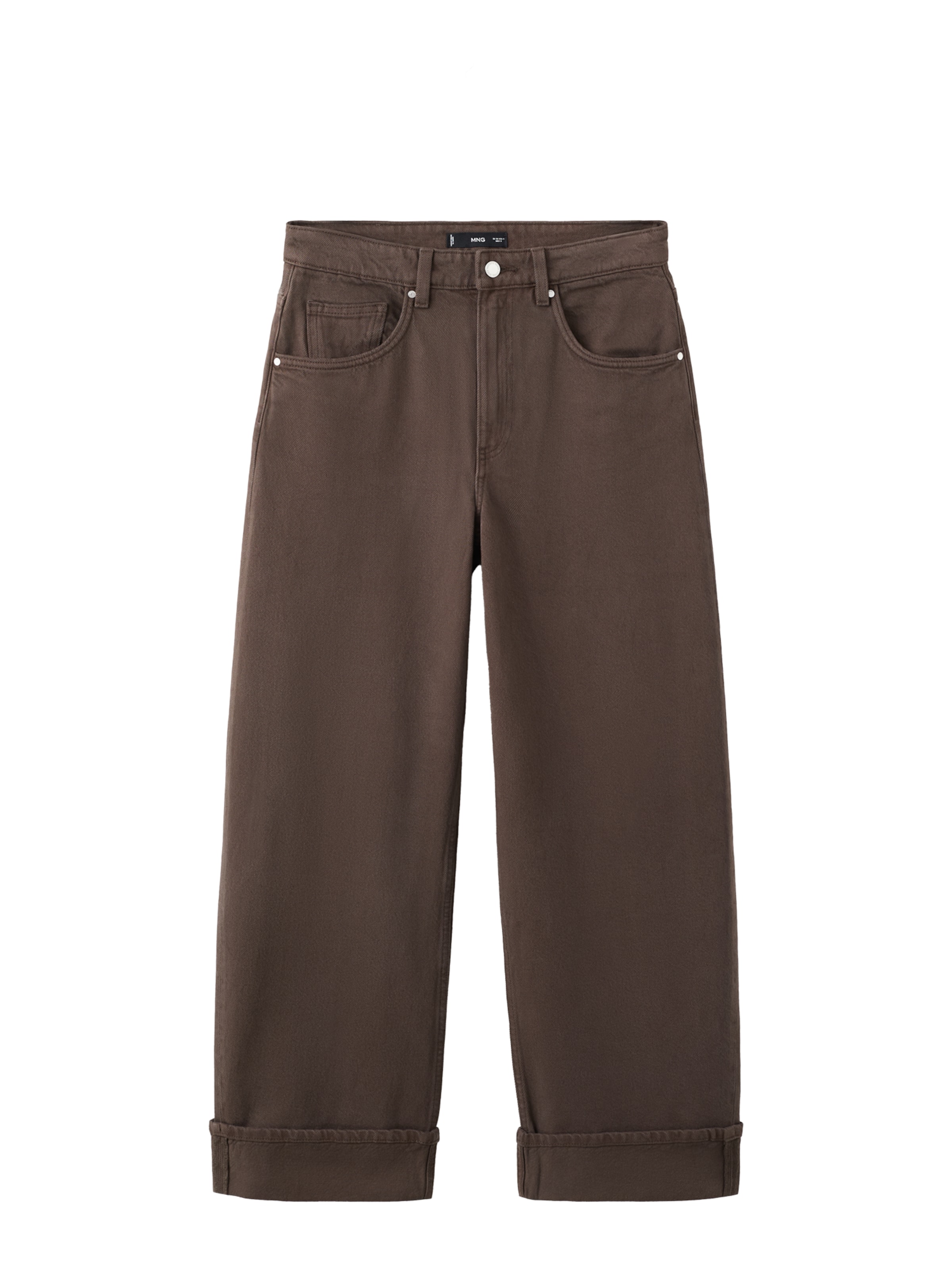 MANGOBarrel Traperice 'Eugenie' - smeđa boja: prednji dio