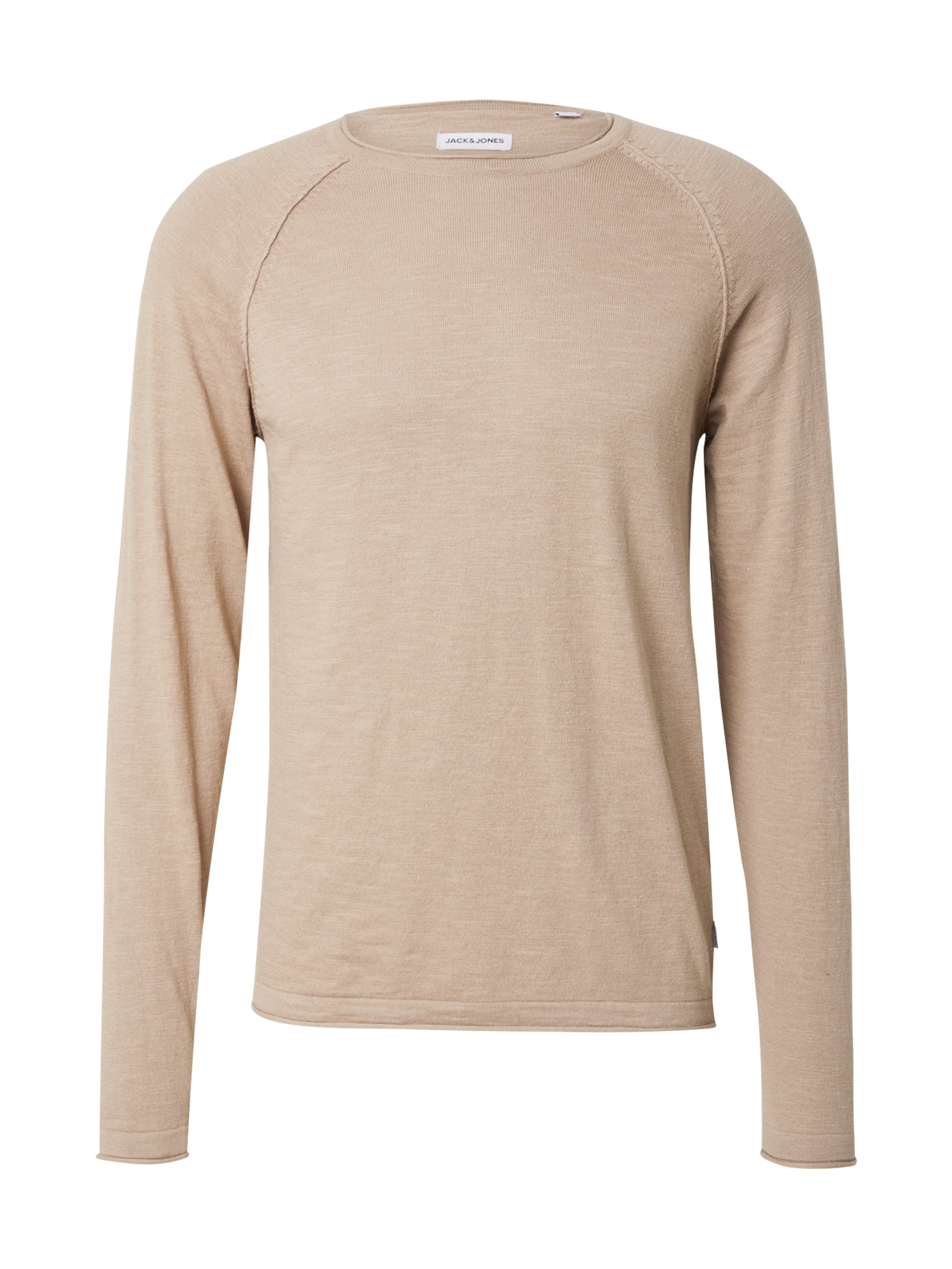 Pull-over 'JJEBreeze' JACK & JONES en beige : devant