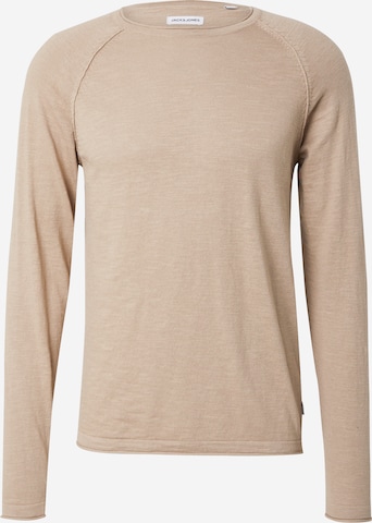 Pullover 'JJEBreeze' di JACK & JONES in beige: frontale