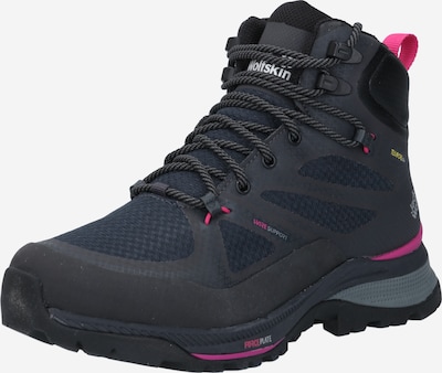 JACK WOLFSKIN Ležerne čizme 'FORCE STRIKER TEXAPORE' u roza / crna, Pregled proizvoda
