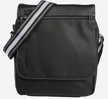 TOM TAILOR Crossbody Bag in Black: front