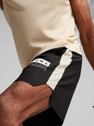 PUMA Normální Sportovní kalhoty 'Fuse 7' – černá