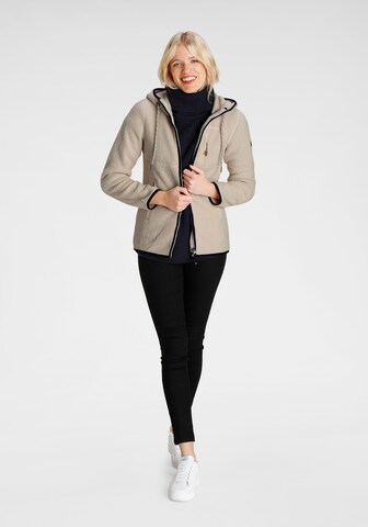POLARINO Funktionsfleecejacke in Beige
