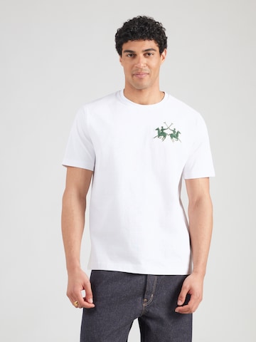 La Martina T-shirt i vit: framsida
