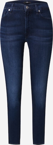 7 for all mankind - Skinny Calças de ganga em azul: frente