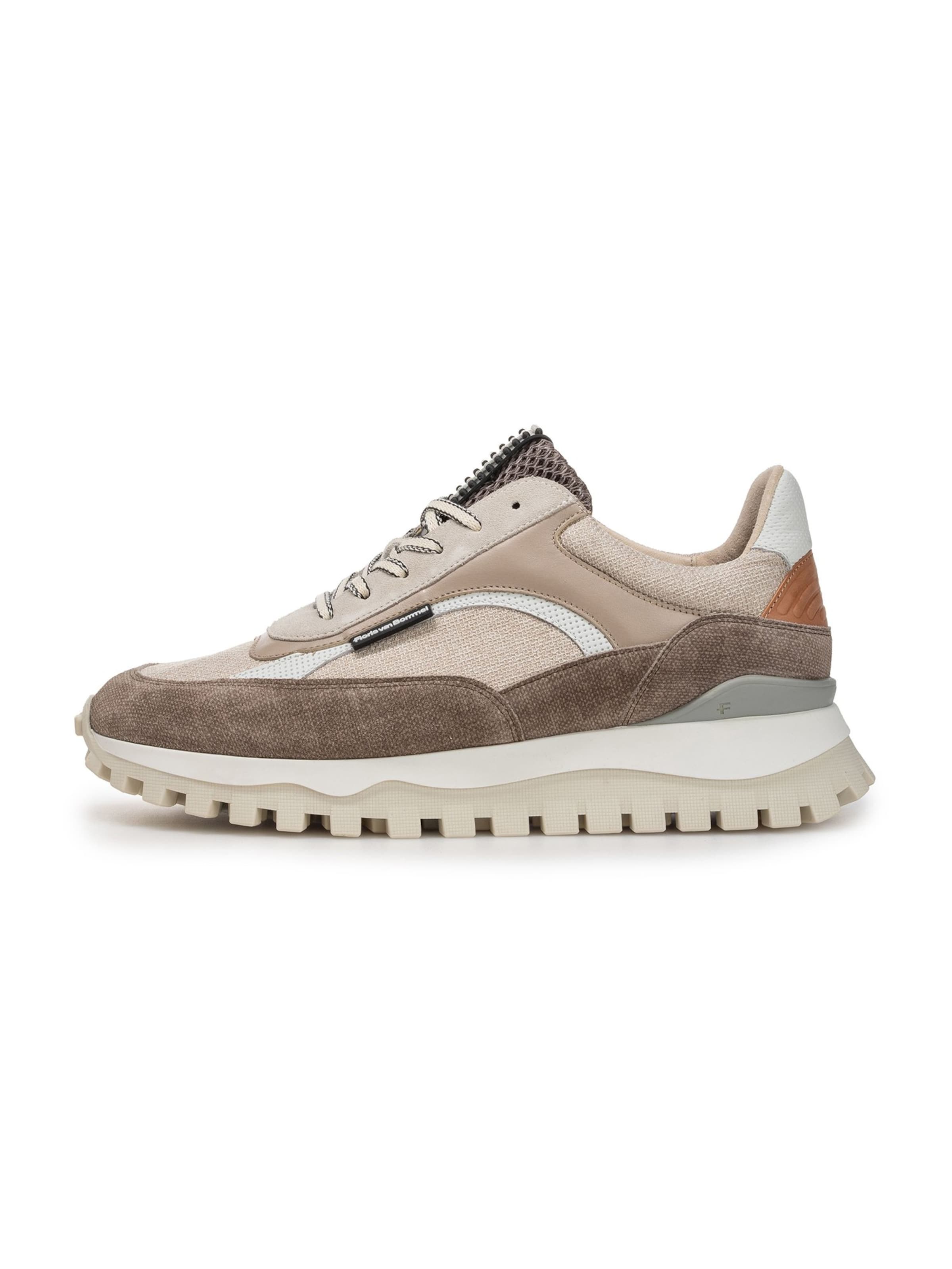 Sneaker bassa 'DE GROMMER 05' di Floris van Bommel in beige: frontale