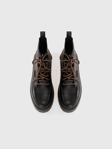TIMBERLAND Lace-Up Ankle Boots 'STONE STREET' in Black