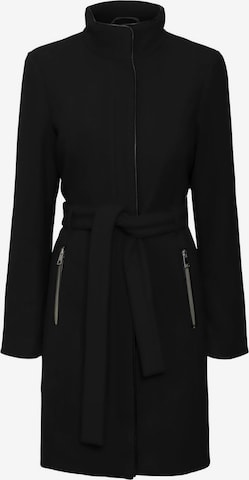 VERO MODA Between-Seasons Coat in Black: front