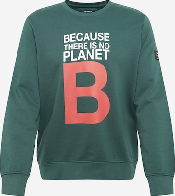 ECOALF Sweatshirt 'GREAT' in Green: front