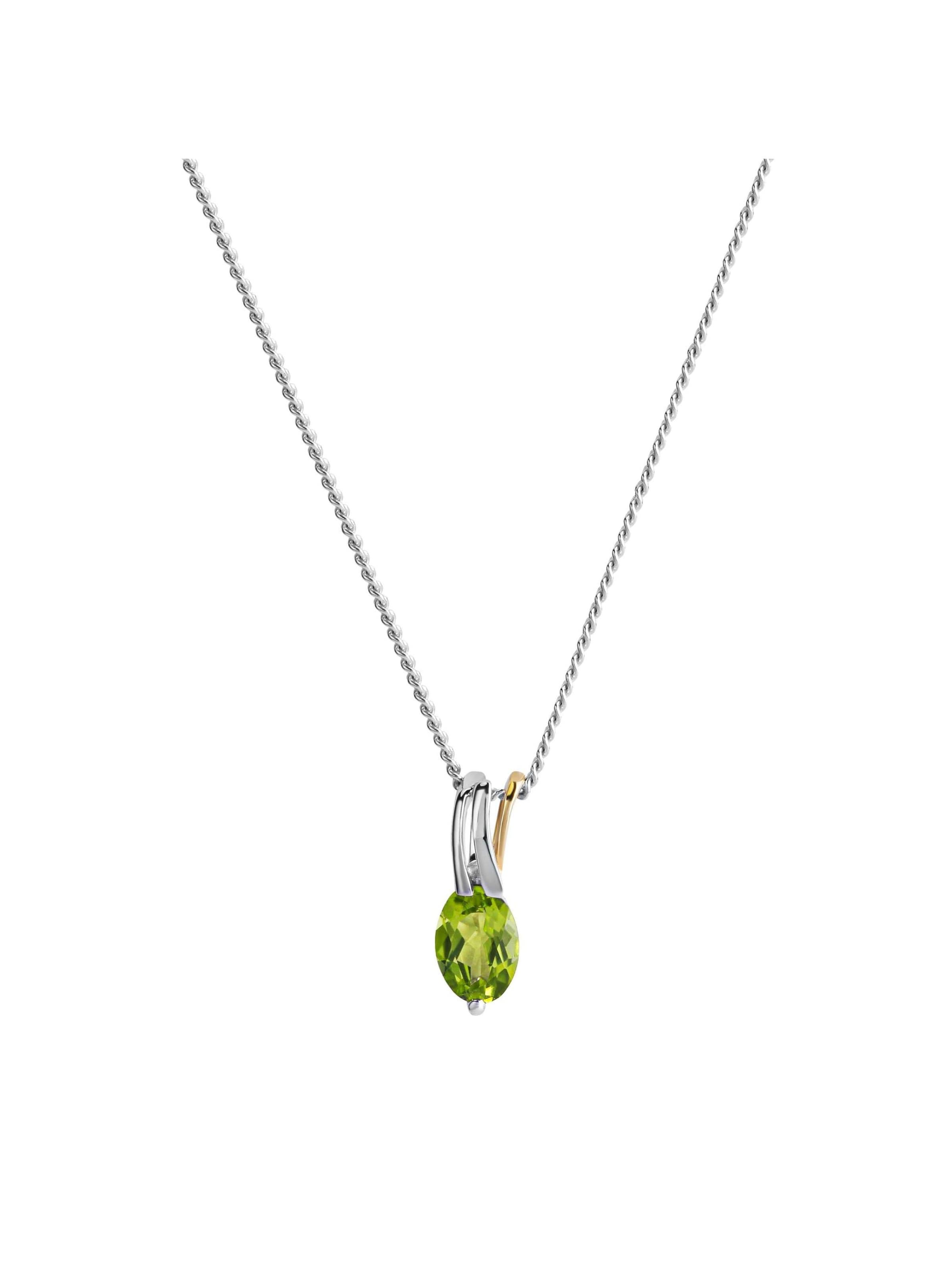 Chaîne Fascination by Ellen K. en argent : devant