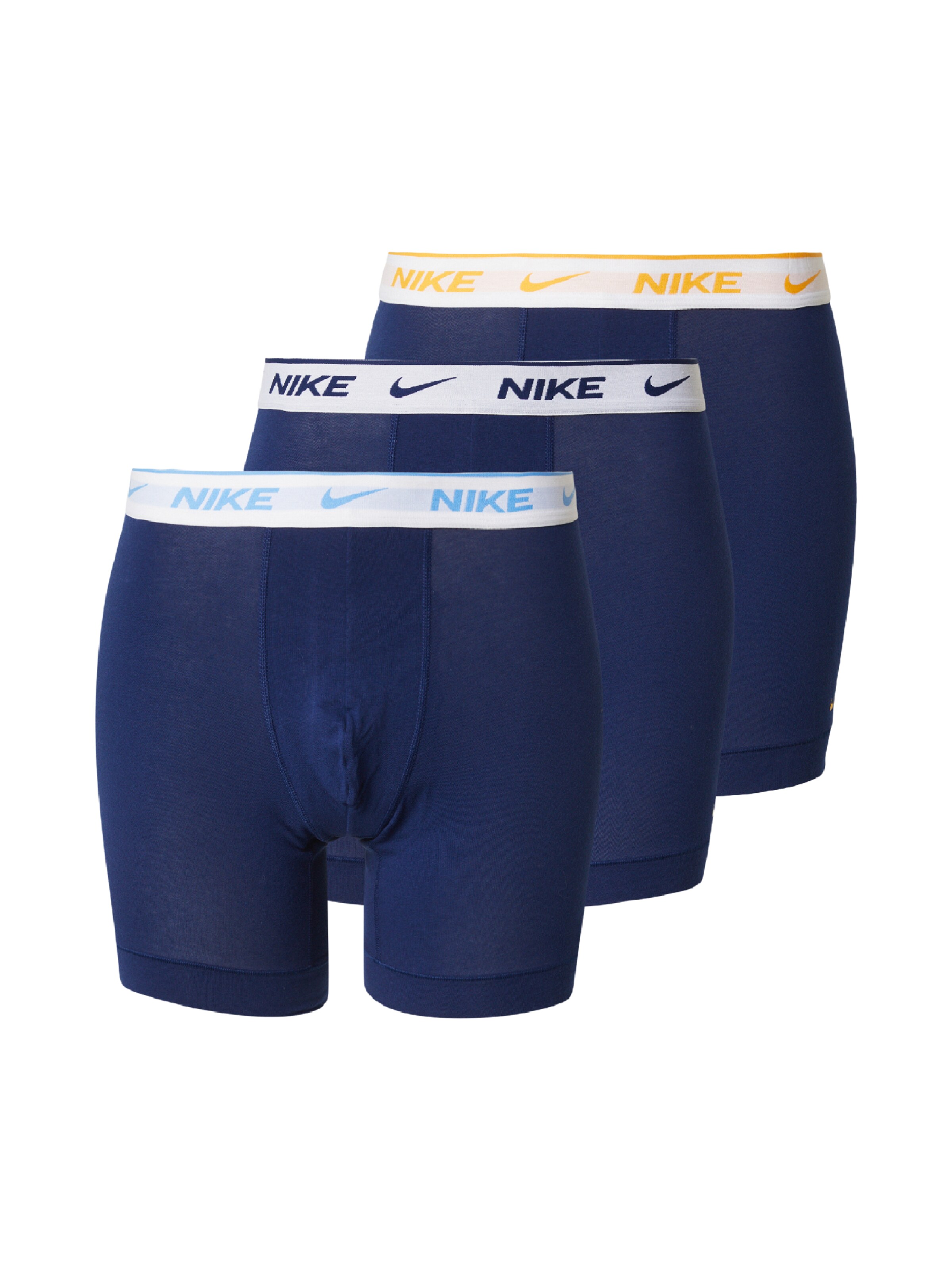 Boxeri de la NIKE Underwear pe albastru: față
