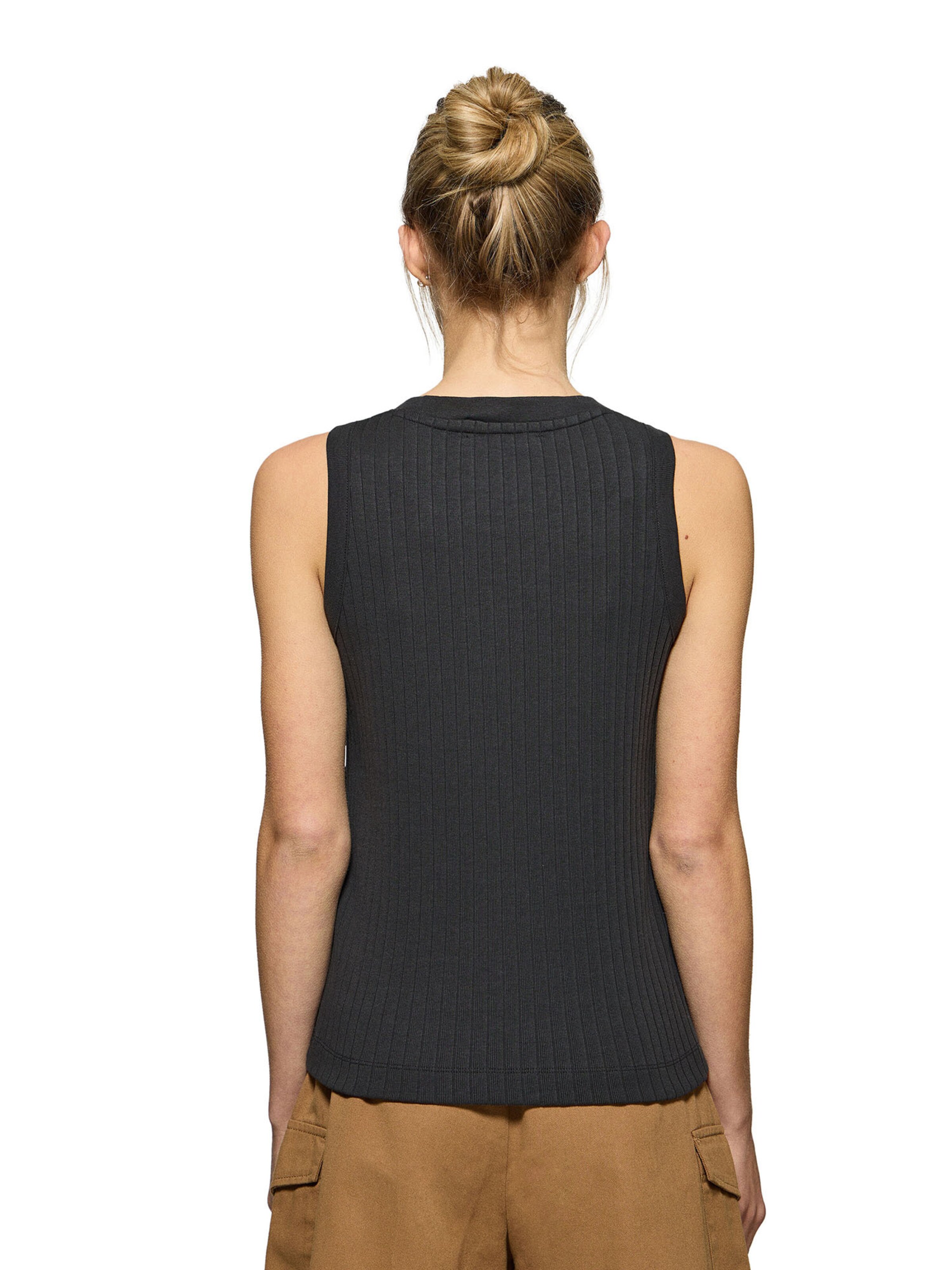 Polo Club Top in Black