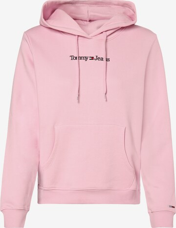 TOMMY HILFIGER Sweatshirt 'Serif' in Roze: voorkant