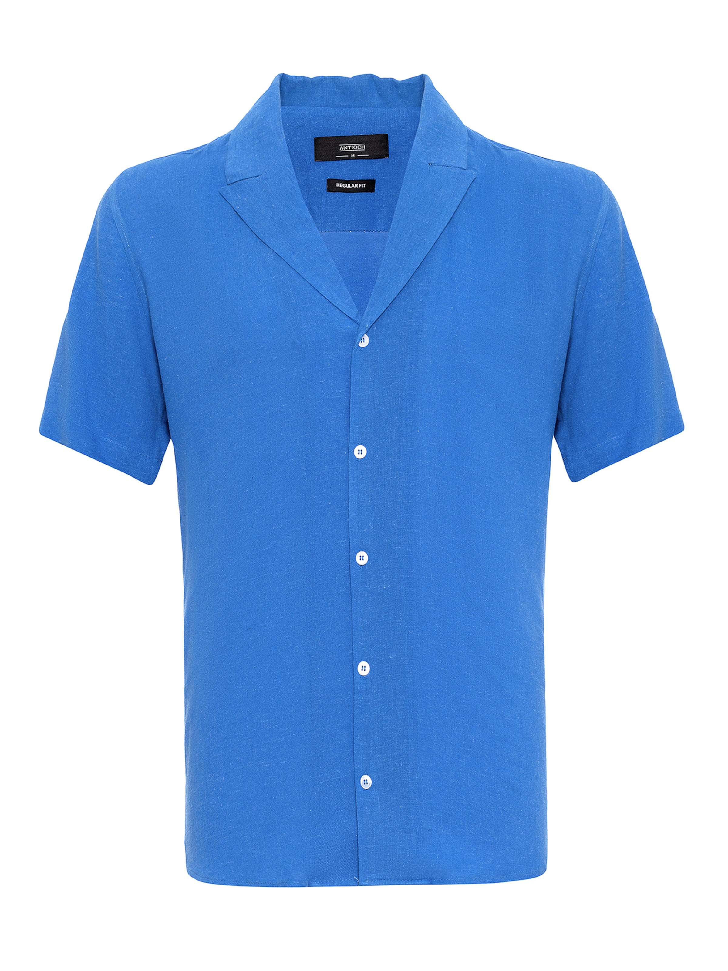 Antioch Button Up Shirt in Blue: front