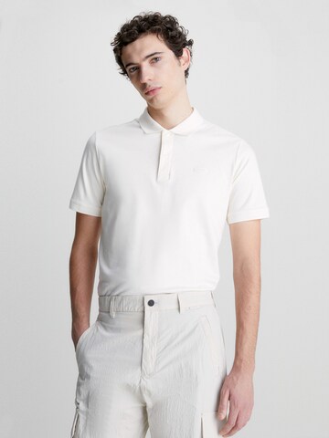 T-Shirt Calvin Klein en beige : devant