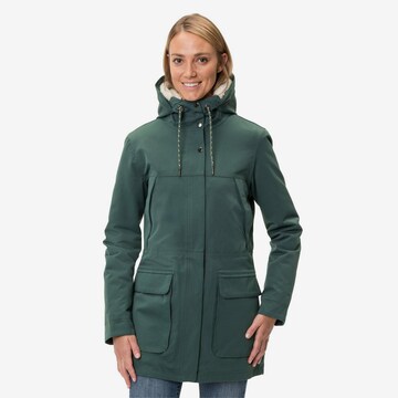 VAUDE Weatherproof jacket 'Manukau' in Green: front