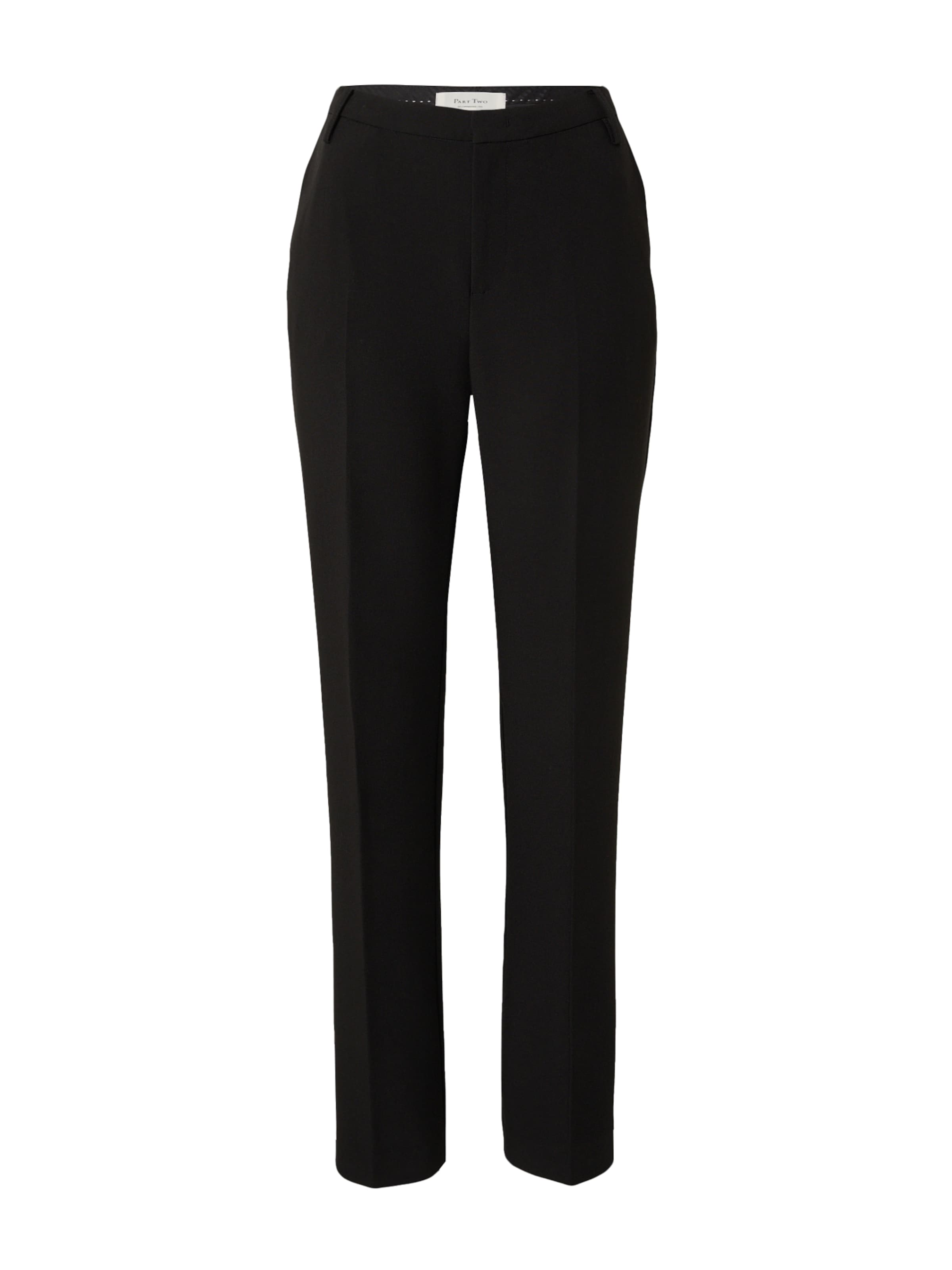 Regular Pantalon à plis 'Birdie' Part Two en noir : devant