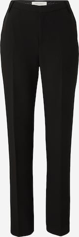 Part Two Regular Pleated Pants 'Birdie' in Black: front