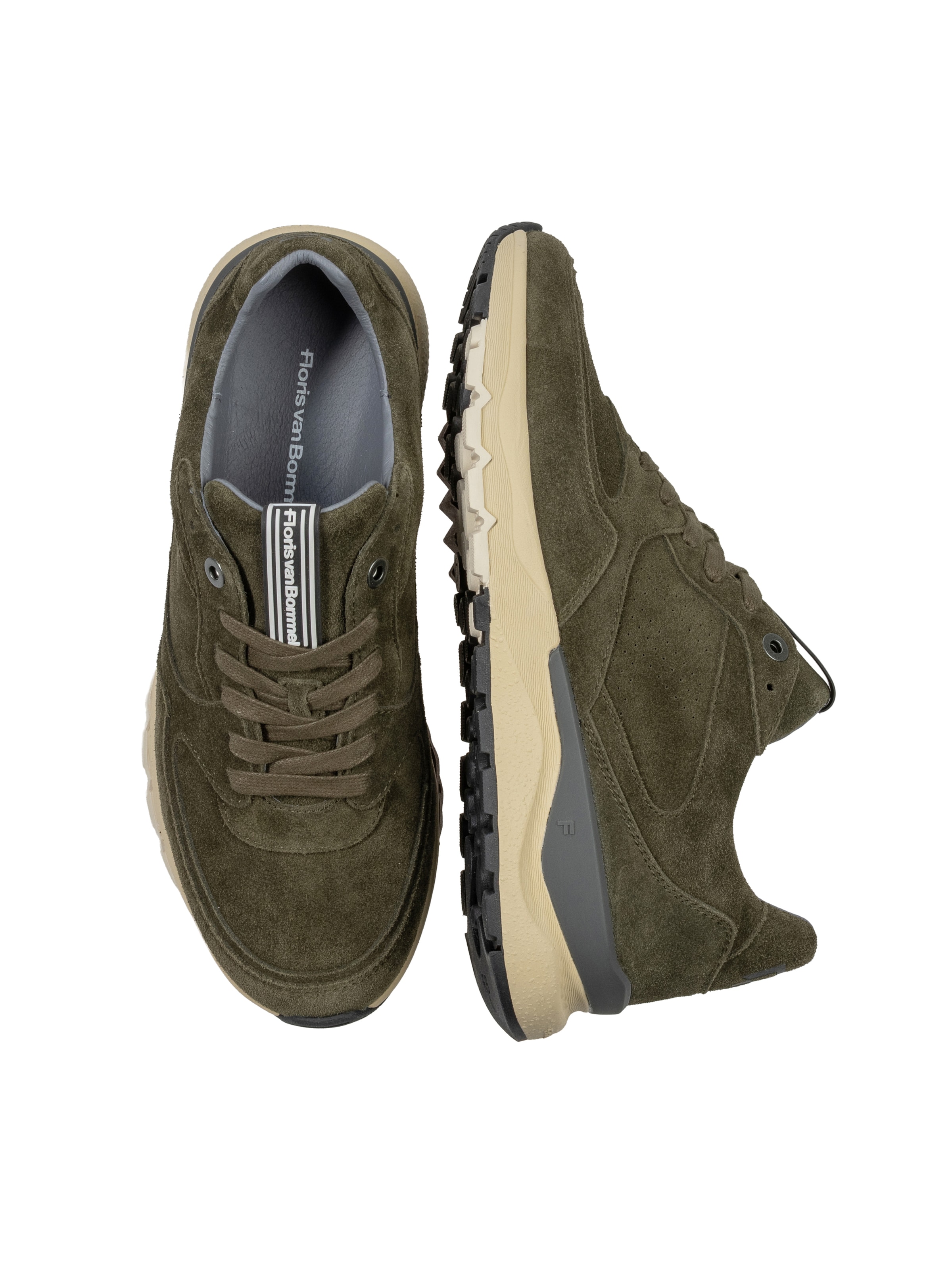 Sneaker bassa 'De Treener 07' di Floris van Bommel in verde