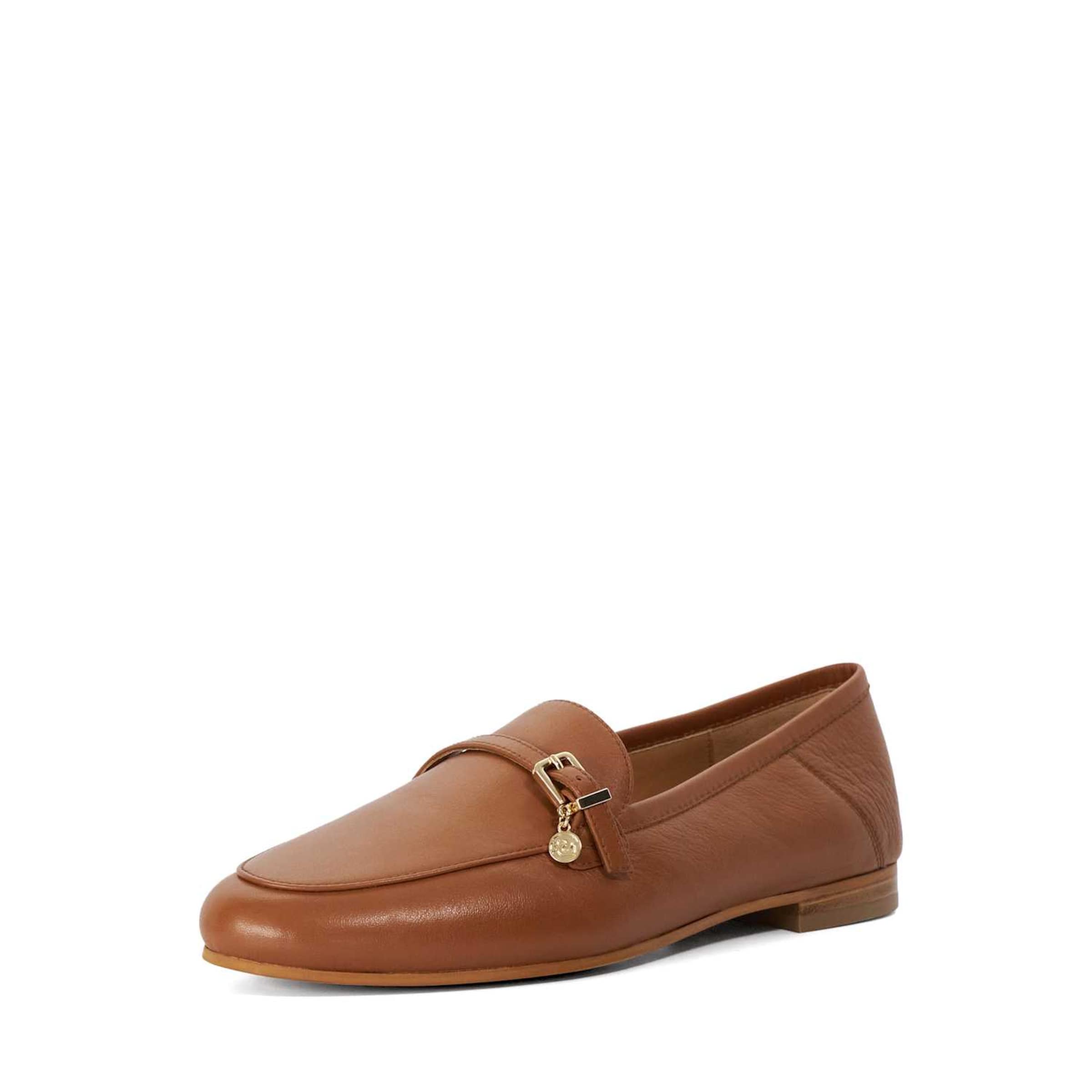 Chaussure basse Dune LONDON en marron : devant