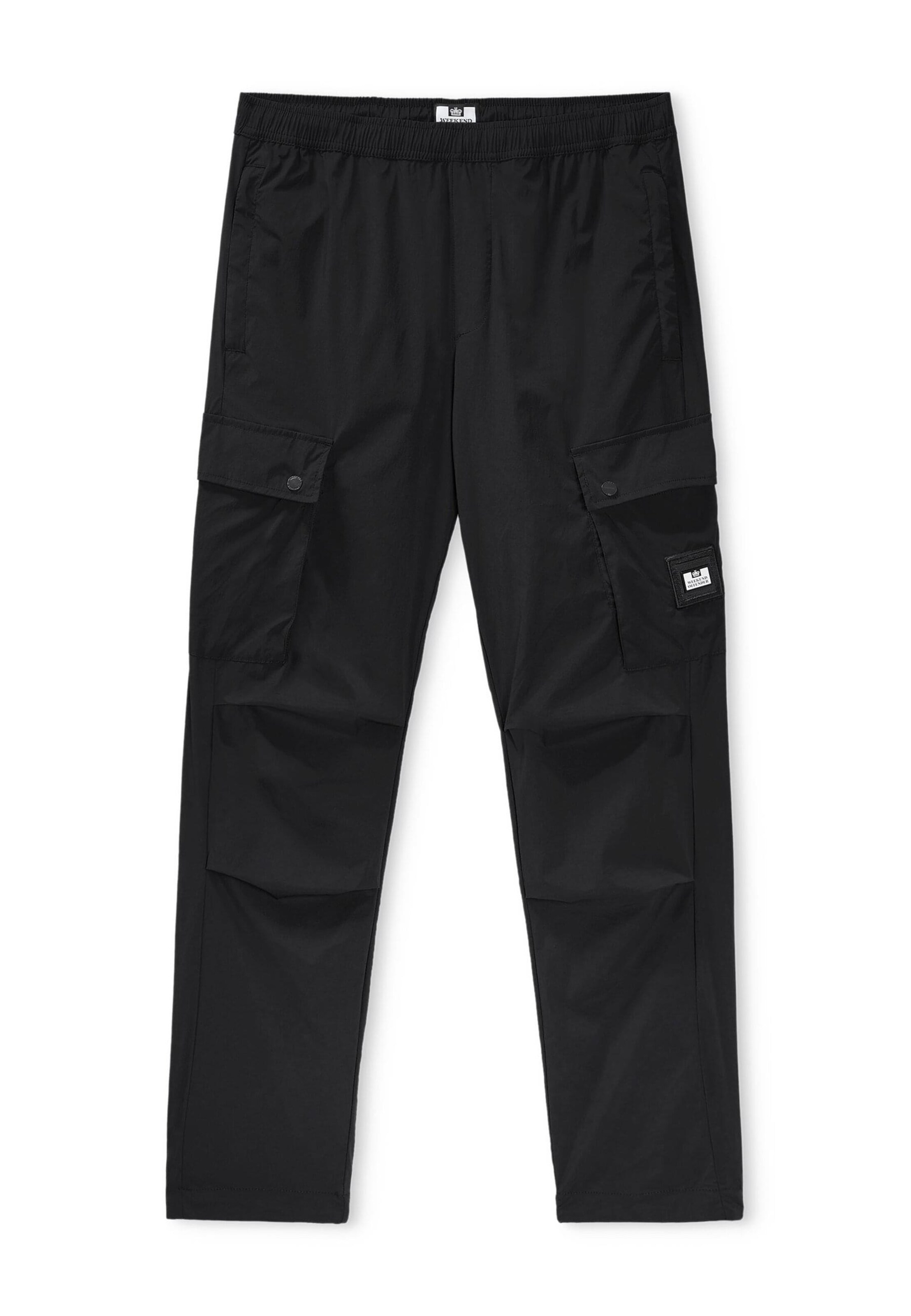 Pantalon cargo 'Zanardi' Weekend Offender en noir : devant