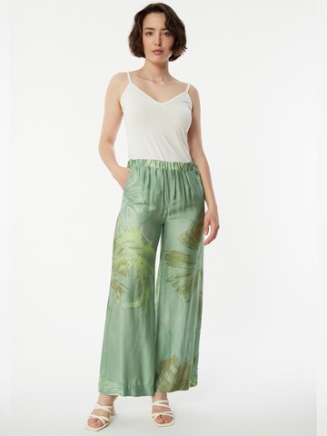 Ana Alcazar Wide leg Broek 'Zegina' in Groen