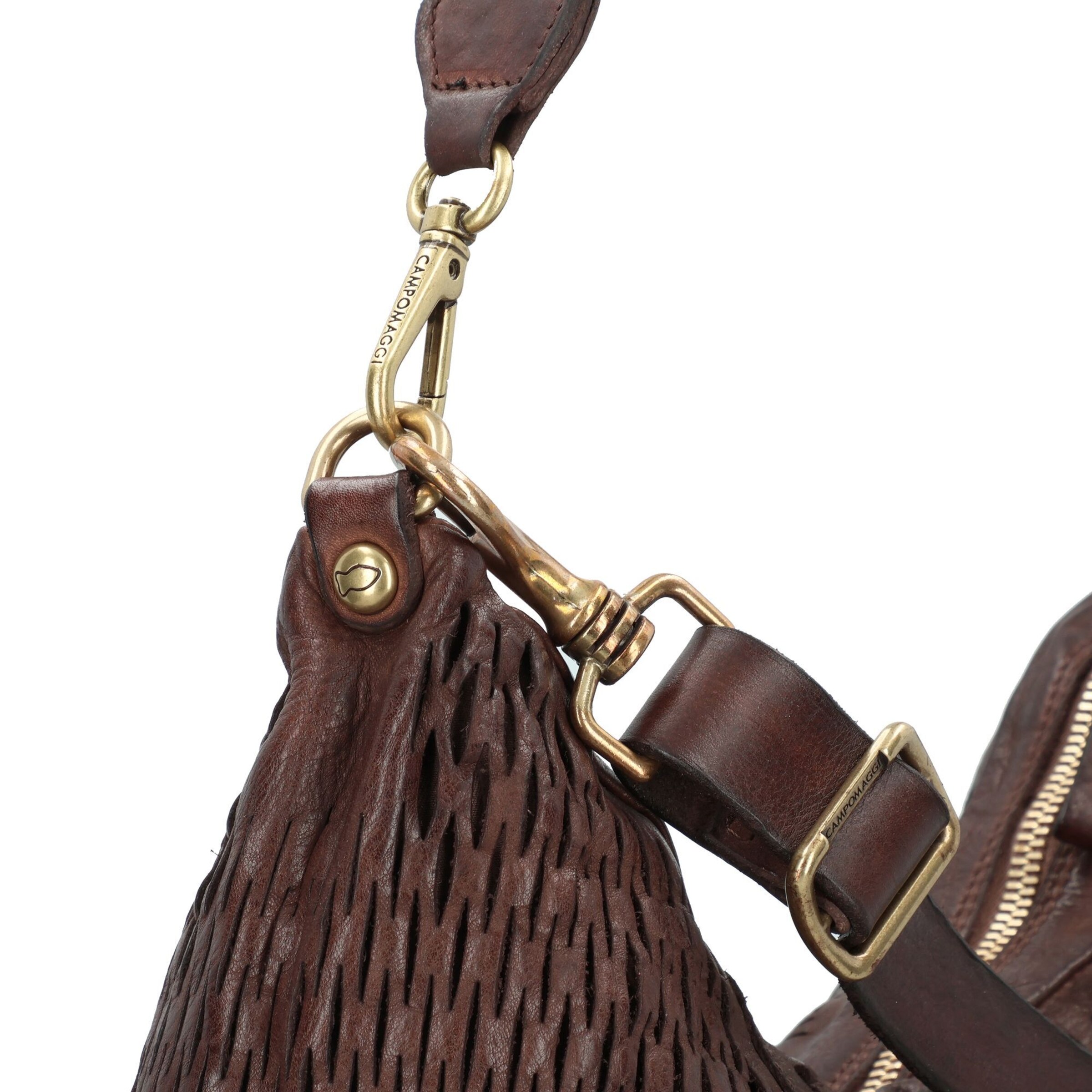 Borsa a spalla 'Mangrovia' di Campomaggi in marrone