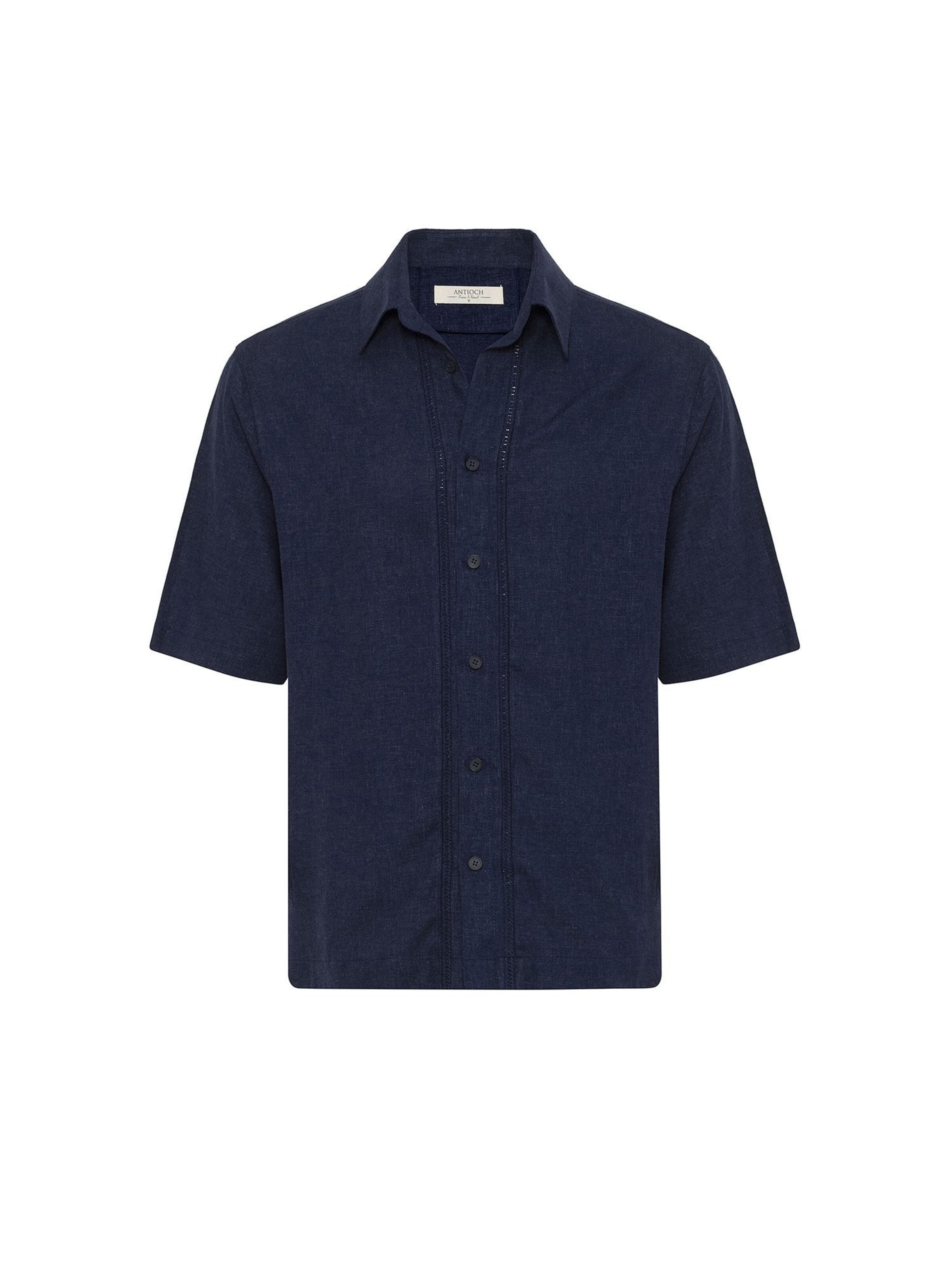 Antioch Comfort fit Button Up Shirt 'Keith' in Blue: front