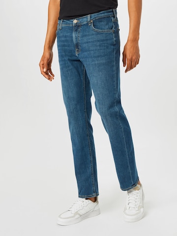 Lee Regular Jeans 'WEST' in Blauw: voorkant