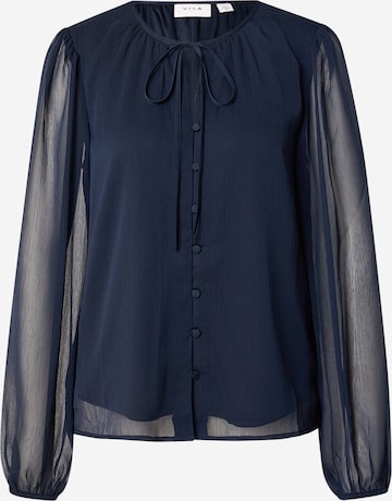 VILA Pluus 'VIJAVIZZA', värv sinine: eest vaates