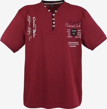 Lavecchia T-shirt 'LV-2042 Übergrößen' i röd: framsida