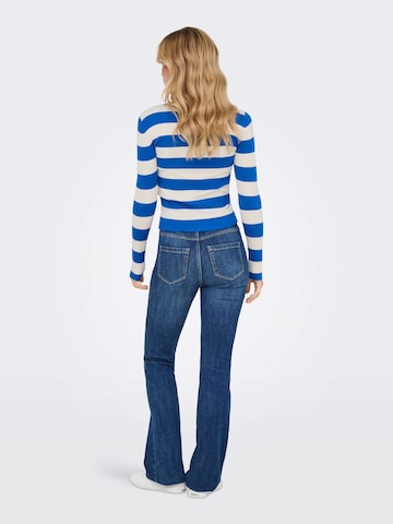 JDY Sweater 'JDYPLUM' in Blue